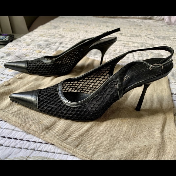 Dolce & Gabbana Shoes - Dolce & Gabbana Black Slingback Heels